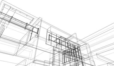 soyut mimari duvar kağıdı, dijital arkaplan