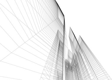 soyut mimari duvar kağıdı, dijital arkaplan