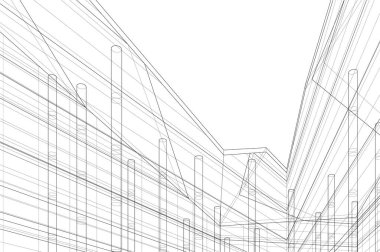 soyut mimari duvar kağıdı, dijital arkaplan