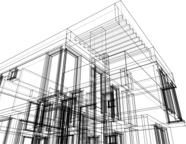 soyut mimari duvar kağıdı, dijital arkaplan