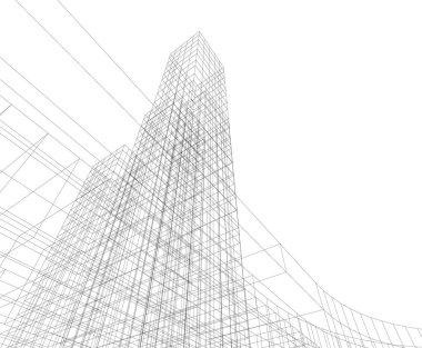 soyut mimari duvar kağıdı, dijital arkaplan