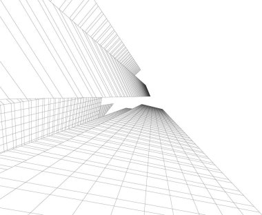 soyut mimari duvar kağıdı, dijital arkaplan