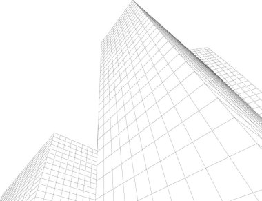 soyut mimari duvar kağıdı konsepti, dijital arkaplan