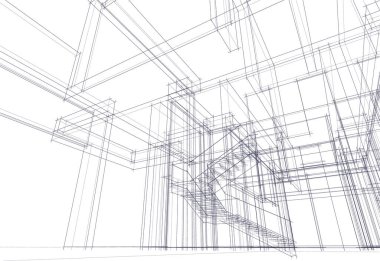 soyut mimari duvar kağıdı, dijital arkaplan