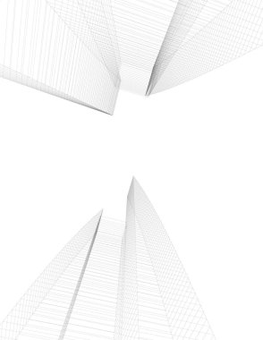 soyut mimari duvar kağıdı, dijital arkaplan