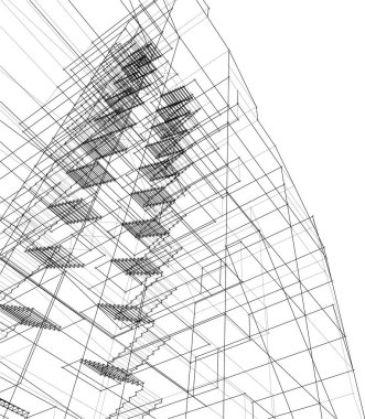 soyut mimari duvar kağıdı, dijital arkaplan