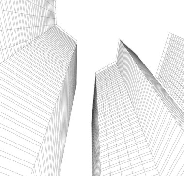 soyut mimari duvar kağıdı, dijital arkaplan