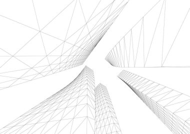 soyut mimari duvar kağıdı, dijital arkaplan