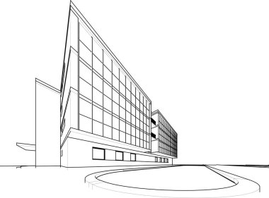 soyut mimari duvar kağıdı konsepti, dijital arkaplan