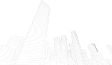 soyut mimari duvar kağıdı, dijital arkaplan