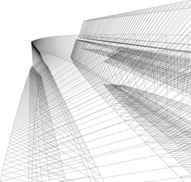 soyut mimari duvar kağıdı, dijital arkaplan