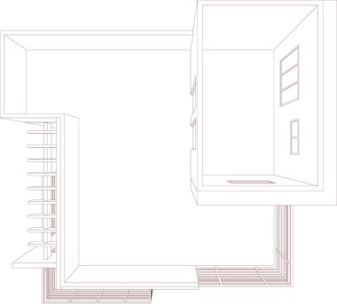 soyut mimari duvar kağıdı, dijital arkaplan