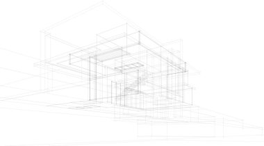 soyut mimari duvar kağıdı, dijital arkaplan