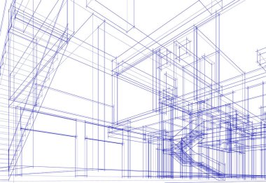 soyut mimari duvar kağıdı, dijital arkaplan
