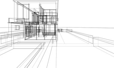 soyut mimari duvar kağıdı, dijital arkaplan