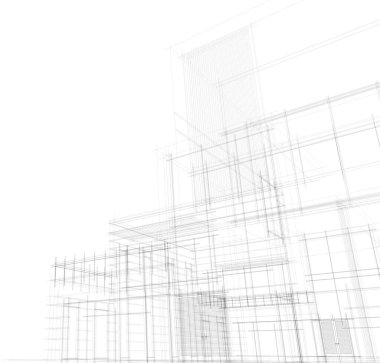 soyut mimari duvar kağıdı, dijital arkaplan