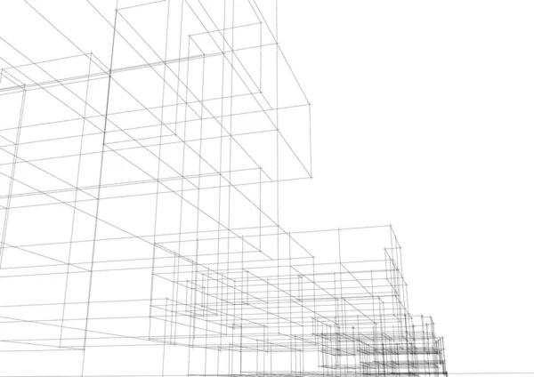 Fondo Pantalla Arquitectónica Abstracta Fondo Digital — Vector de stock