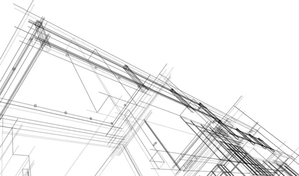 建筑墙纸摘要 数码背景 — 图库矢量图片