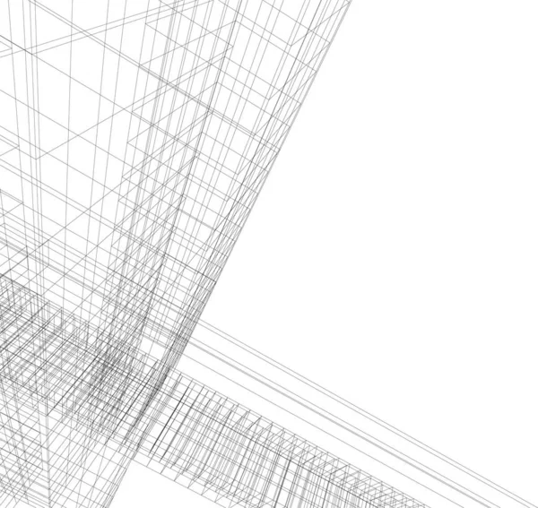 Абстрактные Архитектурные Обои Цифровой Фон — стоковый вектор