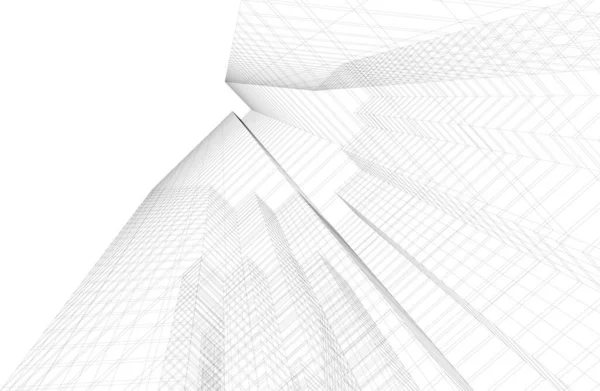 Abstract Architectonisch Behang Digitale Achtergrond — Stockvector