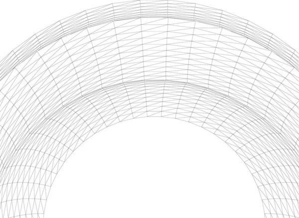 抽象的な建築壁紙やデジタル背景 — ストックベクタ