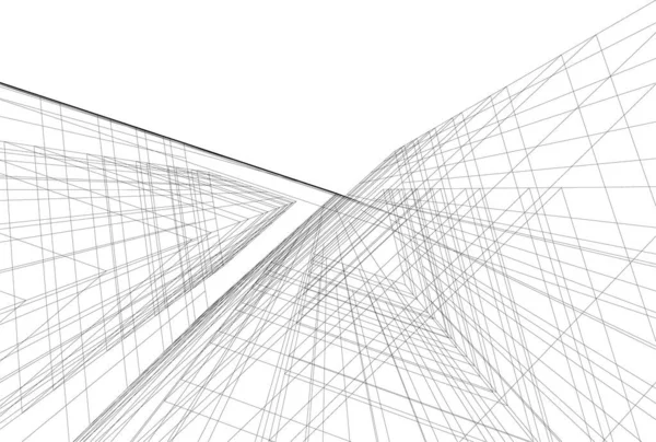 Abstrakcyjna Tapeta Architektoniczna Tło Cyfrowe — Wektor stockowy