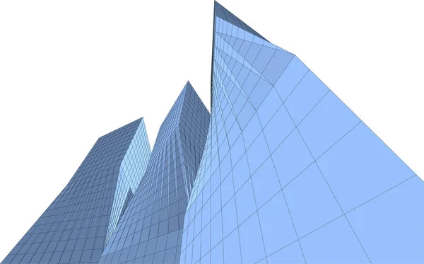 Abstrakt Arkitektonisk Tapet Koncept Digital Baggrund – Stock-vektor