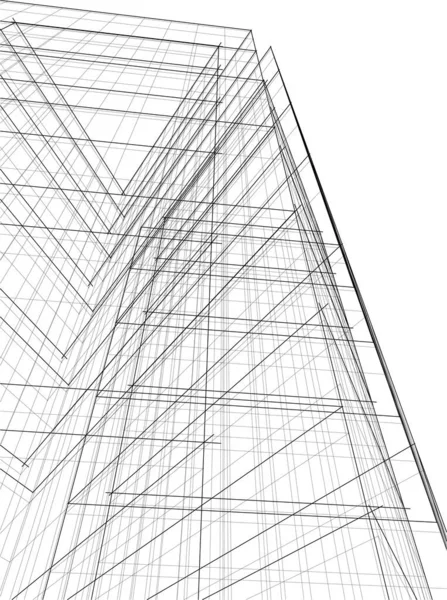 Fondo Pantalla Arquitectónica Abstracta Fondo Digital — Archivo Imágenes Vectoriales