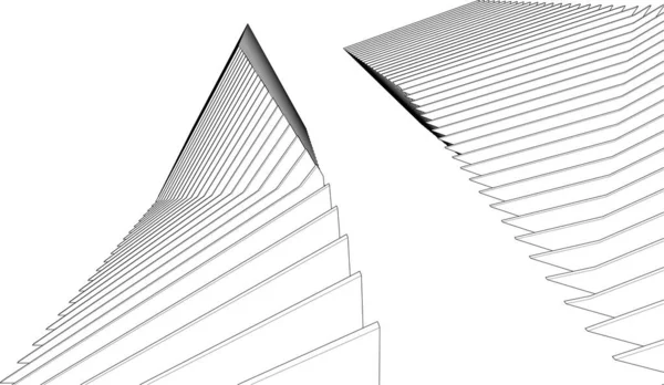 Abstrakcyjna Tapeta Architektoniczna Tło Cyfrowe — Wektor stockowy