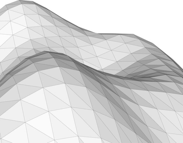 abstract wallpaper with hill shapes, digital background