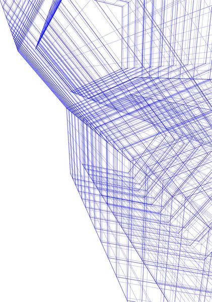 抽象的な建築壁紙やデジタル背景 — ストックベクタ