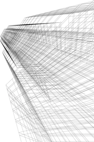 Abstrakti Arkkitehtoninen Tapetti Digitaalinen Tausta — vektorikuva
