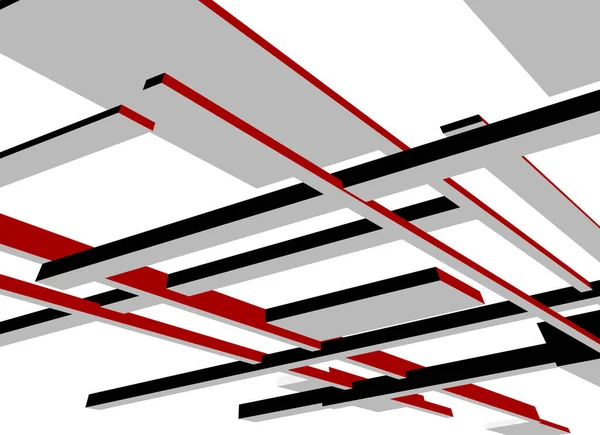 Abstrakt Arkitektoniska Tapeter Digital Bakgrund — Stock vektor