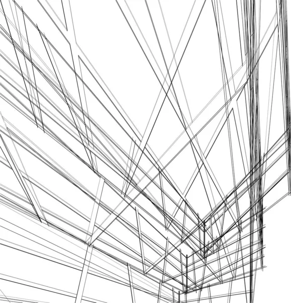 Abstrakcyjna Tapeta Architektoniczna Tło Cyfrowe — Wektor stockowy