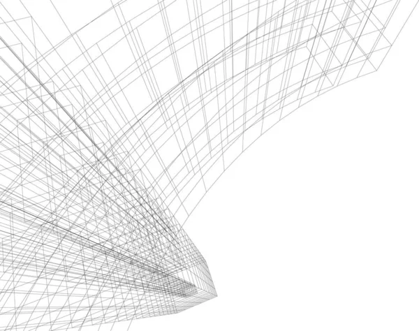 Abstrakcyjna Tapeta Architektoniczna Tło Cyfrowe — Wektor stockowy