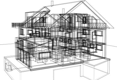 soyut mimari duvar kağıdı, dijital arkaplan