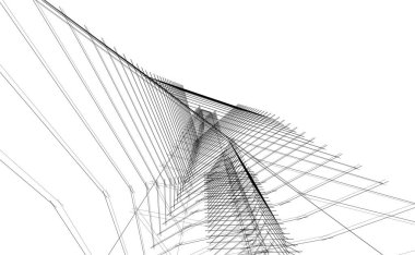 soyut mimari duvar kağıdı, dijital arkaplan