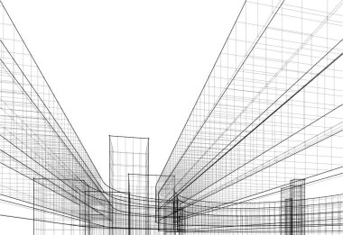 soyut mimari duvar kağıdı, dijital arkaplan