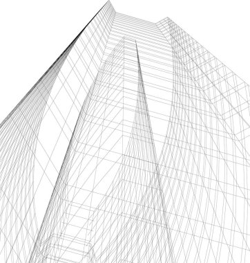 soyut mimari duvar kağıdı, dijital arkaplan