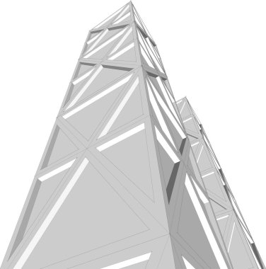 soyut mimari duvar kağıdı, dijital arkaplan