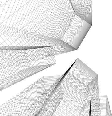 soyut mimari duvar kağıdı, dijital arkaplan