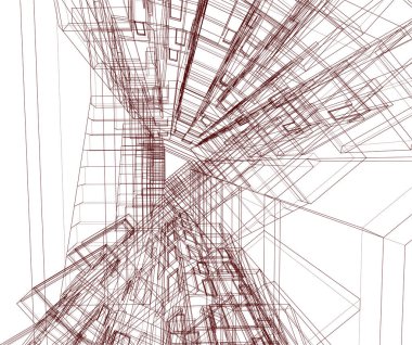 soyut mimari duvar kağıdı, dijital arkaplan