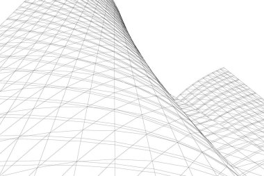 soyut mimari duvar kağıdı, dijital arkaplan