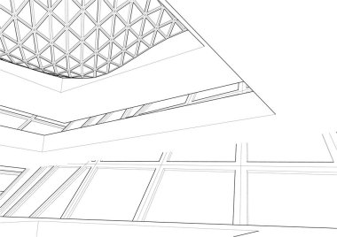 soyut mimari duvar kağıdı, dijital arkaplan