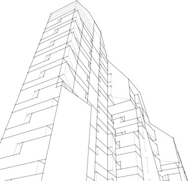 soyut mimari duvar kağıdı, dijital arkaplan