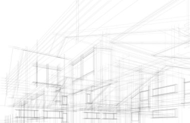 soyut mimari duvar kağıdı, dijital arkaplan