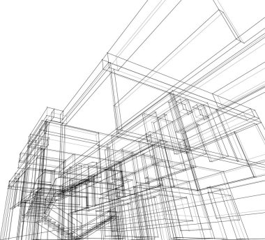 soyut mimari duvar kağıdı, dijital arkaplan