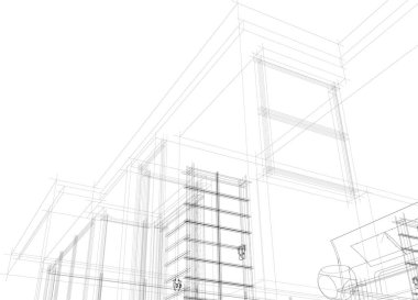 soyut mimari duvar kağıdı, dijital arkaplan