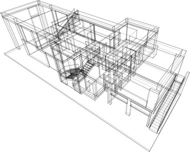 soyut mimari duvar kağıdı, dijital arkaplan
