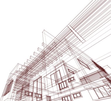 soyut mimari duvar kağıdı, dijital arkaplan